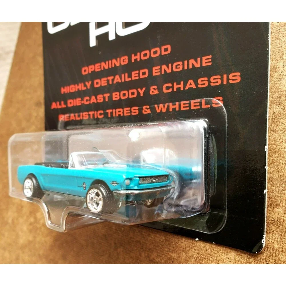 2006 Hot Wheels '65 MUSTANG FORD Teal ULTRA HOTS SERIES REAL RIDERS! 1:64 J2831